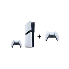 Sony PlayStation 5 Pro 2TB Konsole Weiß – Inklusive 2 DualSense Wireless Controller